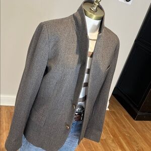 Ralph Lauren Rugby Charcoal wool stretch menswear Blazer size 6-8